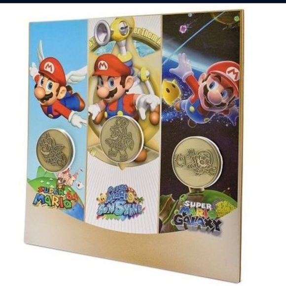 Three piece super Mario Bros bros collectible coin set. Free shipping - Picture 11 of 11